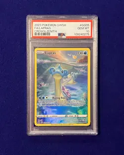 PSA 10 Lapras #GG05 Crown Zenith 2023 Pokemon GEM MINT - Image 1