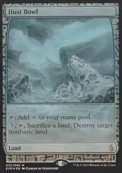 MTG English Dust Bowl NM Foil Zendikar Expeditions - Image 1