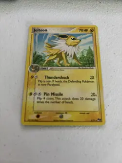Pokemon Jolteon 3/17 Holo POP Series 3 Rare Vintage Pokemon Card - Image 1
