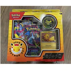 Pokemon TCG 2026 Pokemon Day 30th Anniversary Box Pikachu Promo/Coin/Booster - Image 1