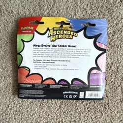 Pokemon Mega Evolution Ascended Heroes Sticker Promo Pack Charmander Gengar - Image 2