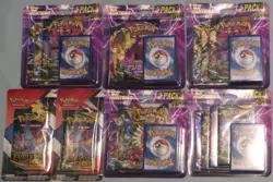 7x Pokemon 2 Evolving Skies Checklane Blis, 5 Lighting Set 4 Pack Sealed Lot-TCG - Image 1