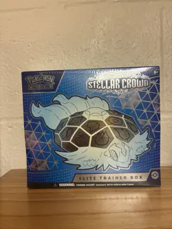 Pokemon TCG Stellar Crown Pokemon Center Exclusive ETB Elite Trainer Box Sealed - Image 1