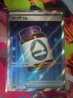 N's PP Up 262/217 Full Art Trainer - ASC EN Ascended Heroes Pokemon - NM - Image 2