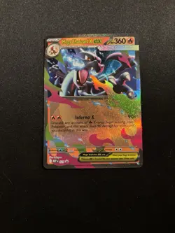 Pokemon Mega Charizard X ex 029 MEP Promo Holo Black Star Mega Evolution NM 2026 - Image 3