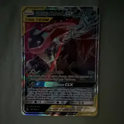 Pokemon Greninja & Zoroark GX TAG TEAM 107/214 Unbroken Bonds Holo Ultra Rare E… - Image 1