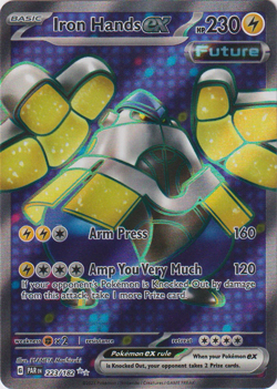 Iron Hands ex - 223/182 - Ultra Rare - Pokemon Paradox Rift - Image 1