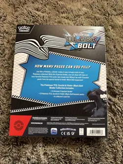 Black bolt Pokemon Binder Collection - Image 2