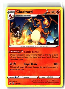 Charizard ⭐ 025/185 Rare Vivid Voltage 2020 Pokemon NM - Image 1