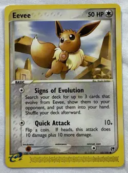 Pokemon TCG Eevee 63/100 Sandstorm NM - Image 1