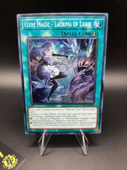 Yu-Gi-Oh! Verre Magic - Lacrima of Light BLMM-EN046 Secret Rare 1st Ed *New* - Image 1