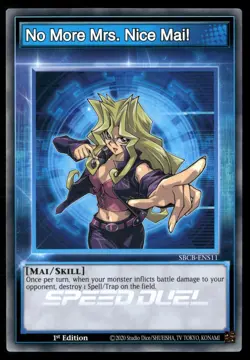 No More Mrs. Nice Mai! SBCB-ENS11 Common / Short Print Yu-Gi-Oh 1st Edition NM - Image 1
