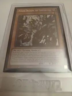 Yugioh BLZD-EN027 Secret Rare Princess Dracaena, The Thirsting Tree 1st Ed NM - Image 1