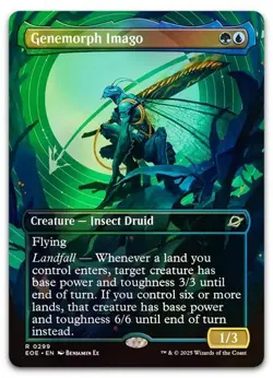 Genemorph Imago Borderless Foil - Edge Of Eternities MTG-NM - Image 1