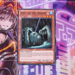 1X KING OF THE SWAMP COMMON SUPER 1ST EDITION YUGIOH - Image 1