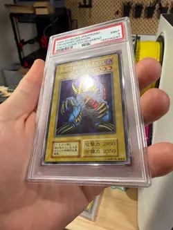 1999 YU-GI-OH! JPN PROMO TOKYO DOME TOURNAMENT TRI-HORNED DRAGON PSA 9 - Image 2