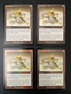MTG- Journeyer's Kite x4 - Brother's War Retro (2 are FOIL) - Image 1