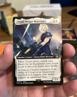 MTG Final Fantasy: Cloud Midgar Mercenary Regular - Image 1