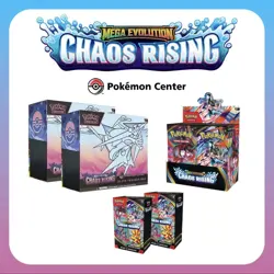 Pokemon Center Chaos Rising 2x PC ETB, 2x Bundle, 1xBooster Box *PRESALE* - Image 1