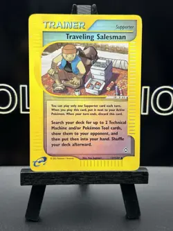 Traveling Salesman 137/147 Aquapolis Reverse Holo E-Series Pokemon Card LP - Image 2