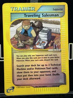 Traveling Salesman 137/147 Aquapolis Reverse Holo E-Series Pokemon Card LP - Image 3