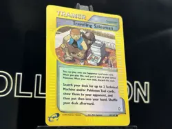 Traveling Salesman 137/147 Aquapolis Reverse Holo E-Series Pokemon Card LP - Image 4
