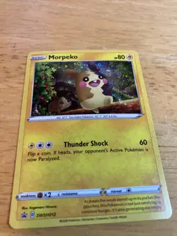 Morpeko Holo Promo Pokemon Card General Mills Cereal 2021 SWSH012 - Image 1