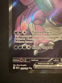 Team Rocket's Nidoking ex Full Art 216/182 - Destined Rivals Pokemon - Image 5