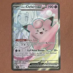 Pokemon Lillie’s Clefairy EX Journey Together 173/159 Ultra Rare Full Art NM - Image 1