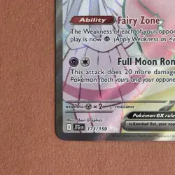 Pokemon Lillie’s Clefairy EX Journey Together 173/159 Ultra Rare Full Art NM - Image 5