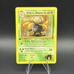 Erika's Gloom 045/132 Gym Heroes Regular 1st Edition Vintage Pokemon TCG - Image 1