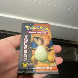 Pokemon TCG Generations Charizard Art Booster Pack 10 Cards English w/ case! - Image 2