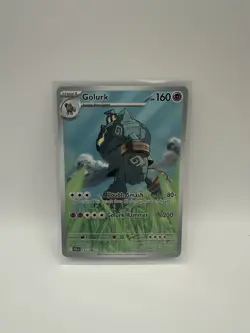 Golurk 123/086 Illustration Rare IR SV: Black Bolt Pokemon TCG [NM] - Image 1