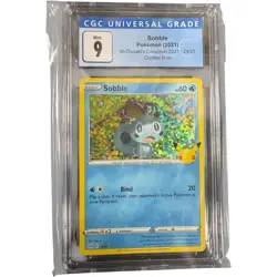 Pokemon Sobble 2021 McDonald's Collection Confetti Holo Graded CGC 9 9025 - Image 1