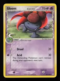 Gloom (Delta Species) 42/110 Holon Phantoms Pokemon Card - - Image 1