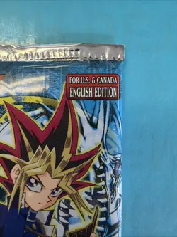 2002 Yugioh! Blue Eyes White Dragon English Edition Booster SEALED Pack MINT - Image 3