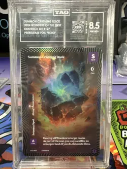 Summon Crushing Rock - Wonders Of the First PRERELEASE Only /24 Made #127 Epic - Image 1