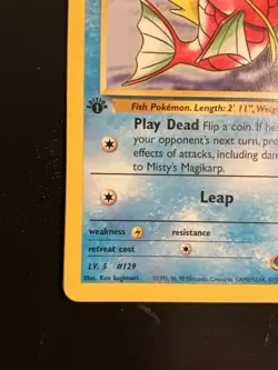 1st Edition Misty’s Magikarp #88/132 – Gym Heroes – Vintage Pokemon Card MP–HP - Image 5