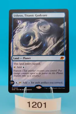 MTG Uthros, Titanic Godcore Edge of Eternities Regular #260 - Image 1