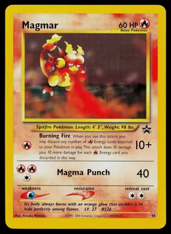 Pokemon Card - Magmar Wizards Black Star Promos 44 Promo - Image 1