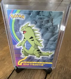 Topps Pokemon TCG Tyranitar 248 Rock/Dark Rock Dark Regular Card English - Image 1