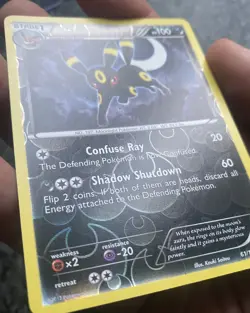 Pokemon Umbreon Dark Explorers Trading Card 61/108 Reverse Holo 2012 NM/M GEM - Image 2