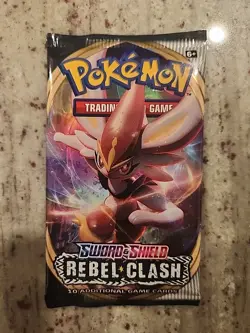 Pokemon Rebel Clash Booster Pack 10 Cards Pack NEW SEALED Official TCG - Image 1