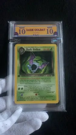 Dark Golbat 24/82 First Edition GRADED 10 MINT PGC old pokemon card rare - Image 1