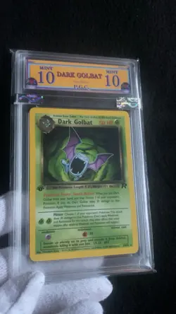 Dark Golbat 24/82 First Edition GRADED 10 MINT PGC old pokemon card rare - Image 2