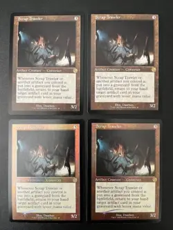MTG- Scrap Trawler x4 - Brother's War Retro (2 are FOIL) - Image 1