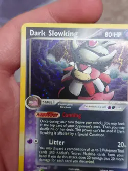 Dark Slowking 9/109 Team Rocket Returns Holo Rare SWIRL Good Pokemon Card - Image 4