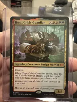 MTG Magic the Gathering Hugs, Grisly Guardian Bloomburrow LP Card 218/427 - Image 1