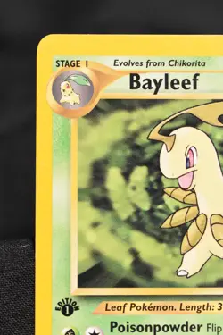 Bayleef 1st Edition 28/111 NM Neo Genesis Regular Uncommon Pokemon TCG Card - Image 2