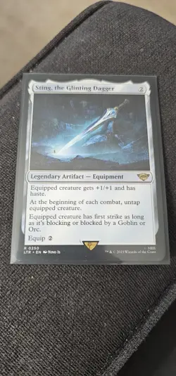 Sting, the Glinting Dagger Universes Beyond: the Lord of the Rings MTG Magic  - Image 1